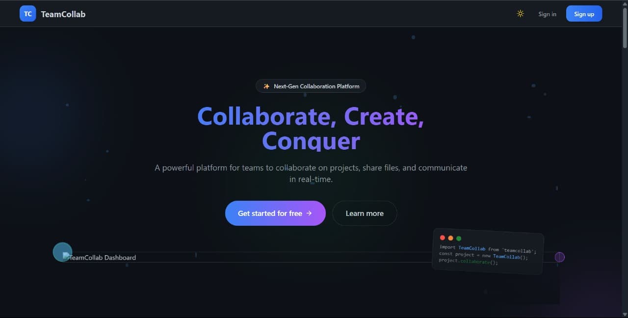 Team Collab project thumbnail